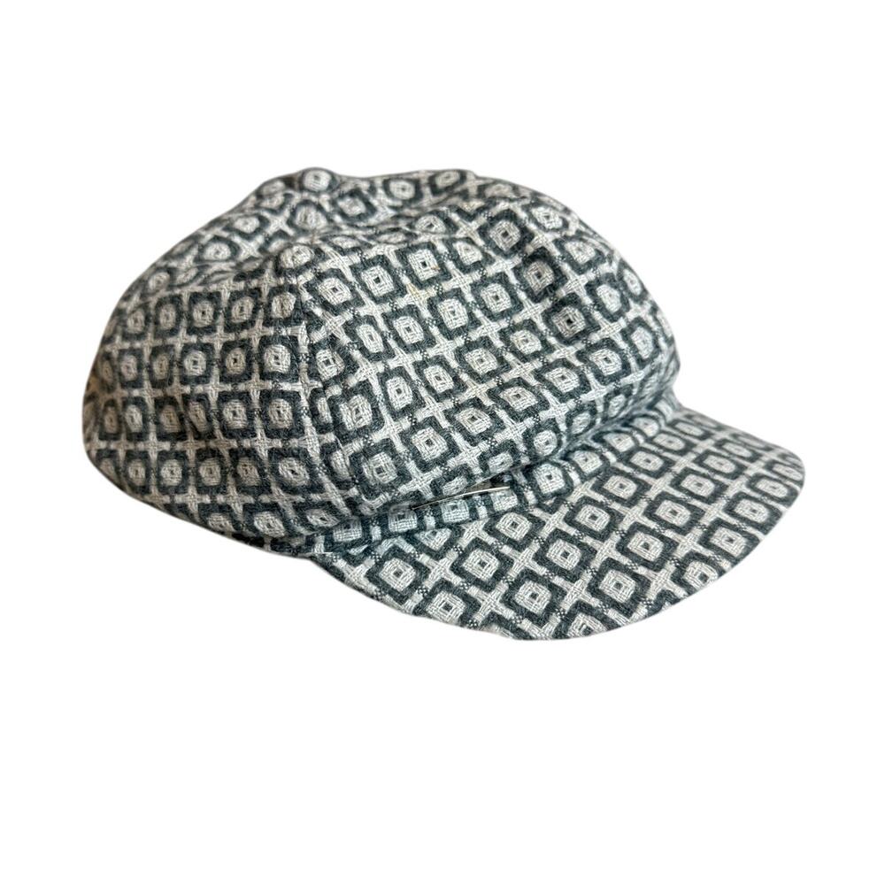 Vintage Gap Gray Newsboy Cap Flat Hat Women's S M